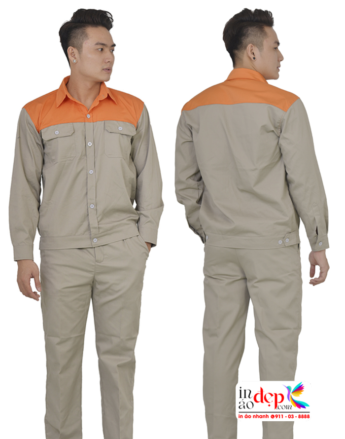 Áo bảo hộ ghi phối cam