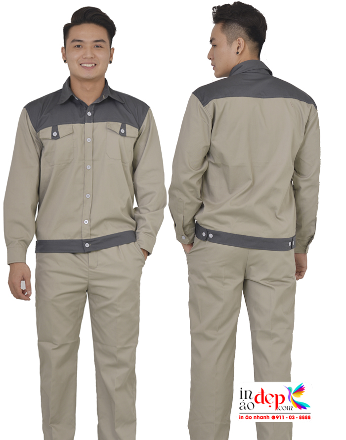 áo bảo hộ gh phối ghi đậm