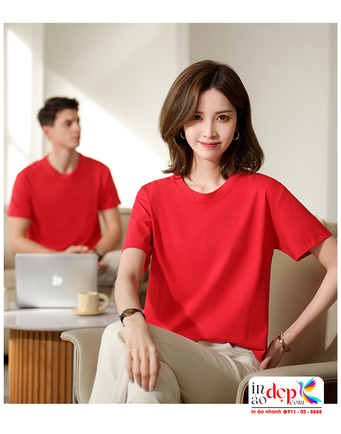 áo thun, áo phông mầu đỏ