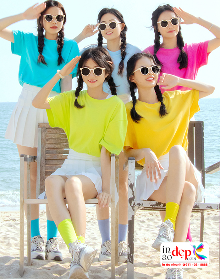 áo thun nhiều mầu