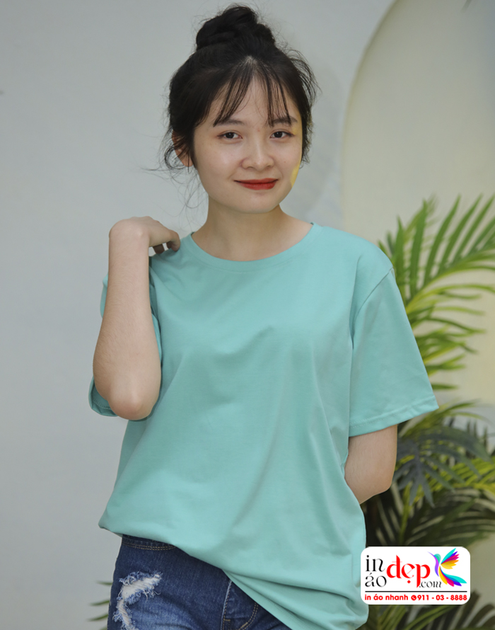 ao thun xanh ngọc