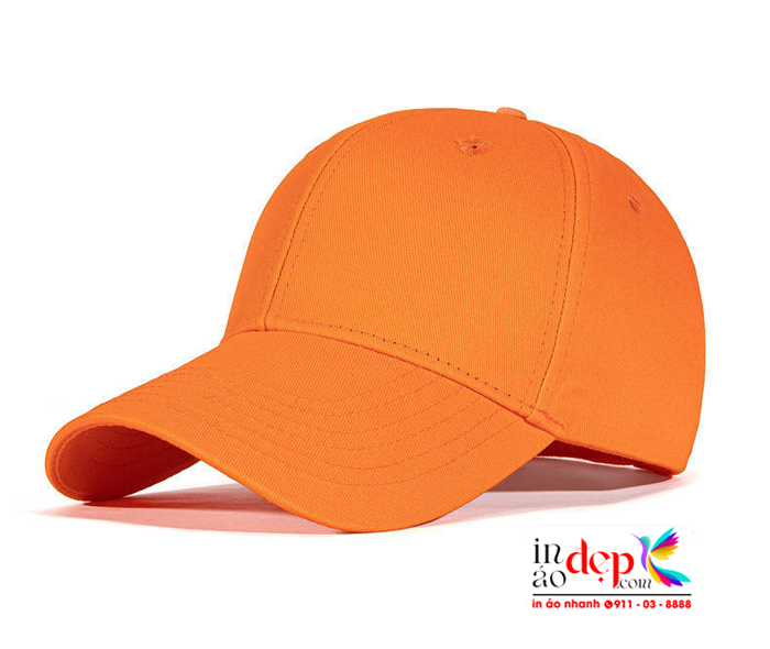 mũ lưỡi trai cam