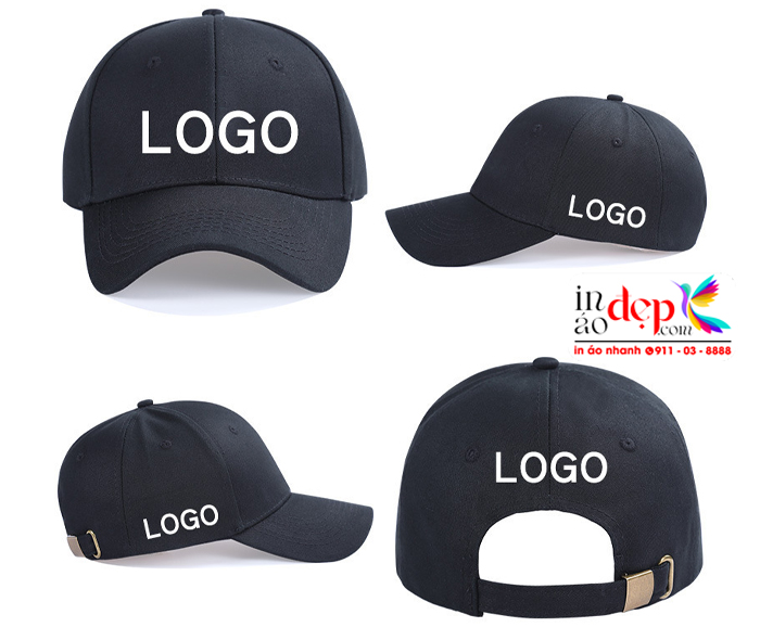 mũ lưỡi trai may sẵn in lấy ngay