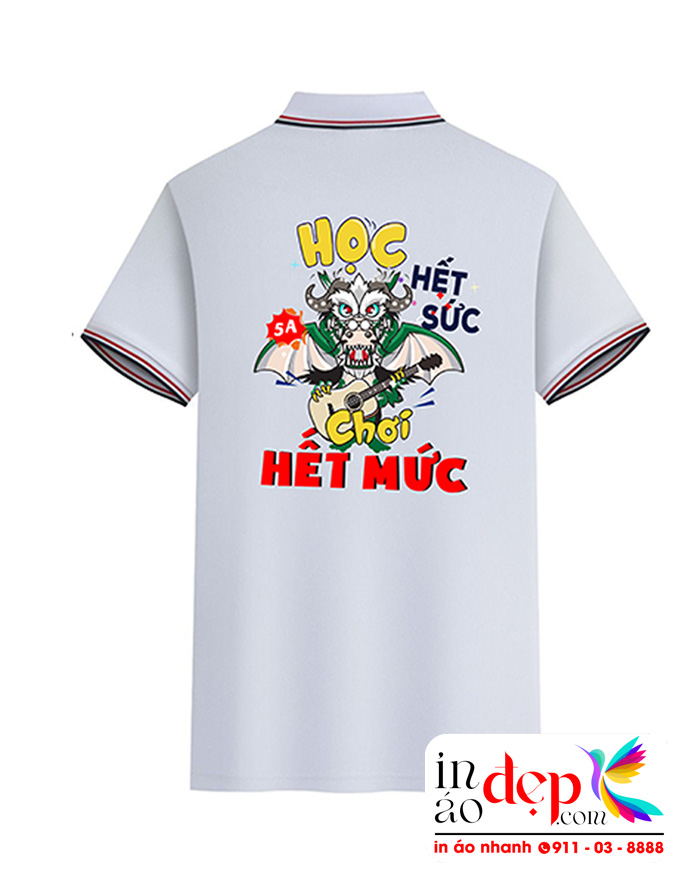 In áo Lớp 5A Học hết sức Chơi hết mức