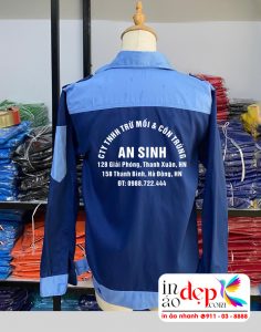 In áo bảo hộ CT TNHH Trừ mối & côn trùng An Sinh