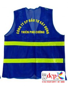 In áo gile Công ty CP đầu tư xây dựng Thiên Phú Cường