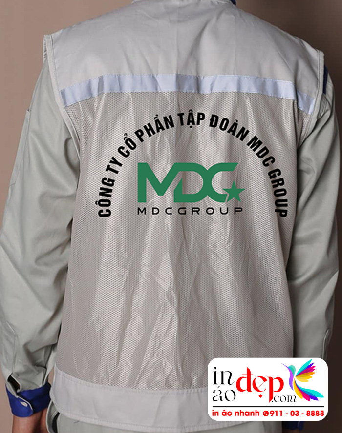 In áo gile Công ty Cổ phần Tập đoàn MDC Group