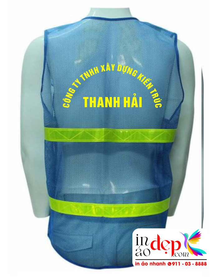 In áo gile Công ty TNHH Xây dựng kiến trúc Thanh Hải