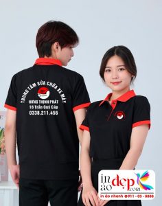 In áo phông Trung tâm sửa chữa Xe máy Hưng Thịnh Phát