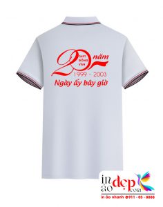 In áo phông Trường THPT Đồng Văn kỉ niệm 20 năm