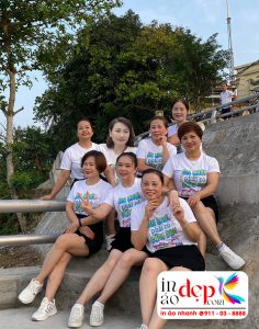 In áo phông đồng phục Ăn chơi phải có đồng bọn