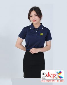 In áo phông đồng phục BB màu tím than