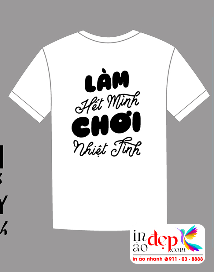In áo phông đồng phục LECI
