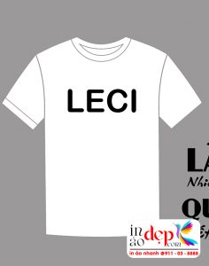 In áo phông đồng phục LECI