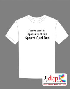 In áo phông đồng phục Sposta Quel Bus