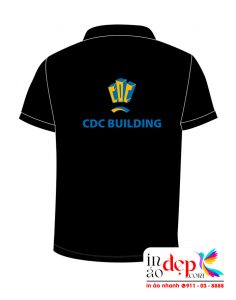 In áo phông đồng phục cổ bẻ CDC Building