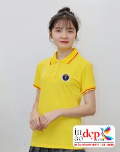 In áo phông màu vàng Học viện Múa Việt Nam