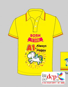 In áo Lớp A1 Born To Shine