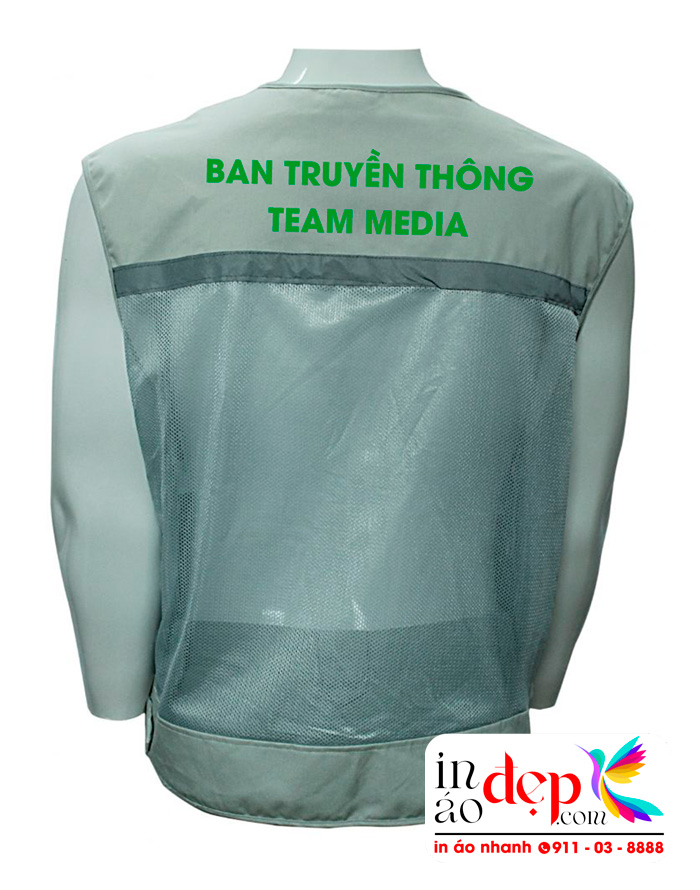 In áo gile Ban truyền thông Team Media Hội người Việt Nam Toyaha