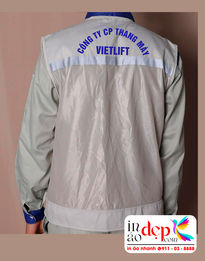 In áo gile Công ty CP Thang máy VietLift