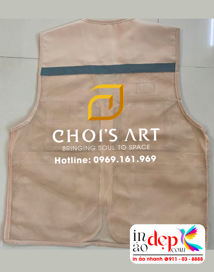 In áo gile Công ty Choi's Art