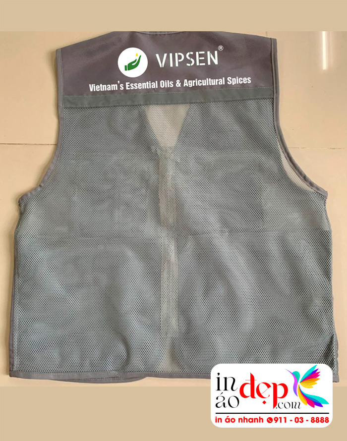 In áo gile đồng phục Công ty VIPSEN
