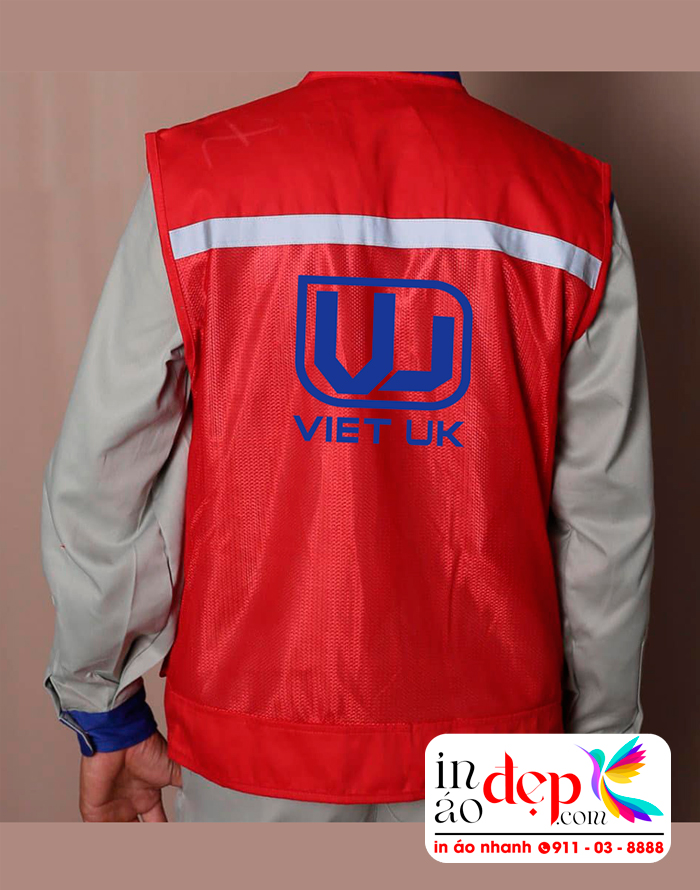 In áo gile đồng phục Công ty Việt UK