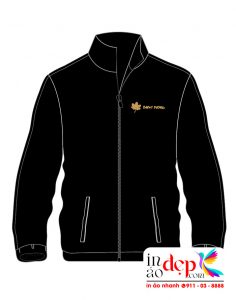 In áo khoác đồng phục màu đen Bạch Dương