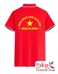 In áo phông Công đoàn Khối Giáo dục Quận Hà Đông
