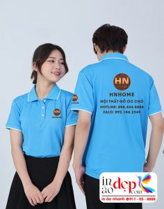 In áo phông Công ty Nội thất gỗ óc chó HNHome