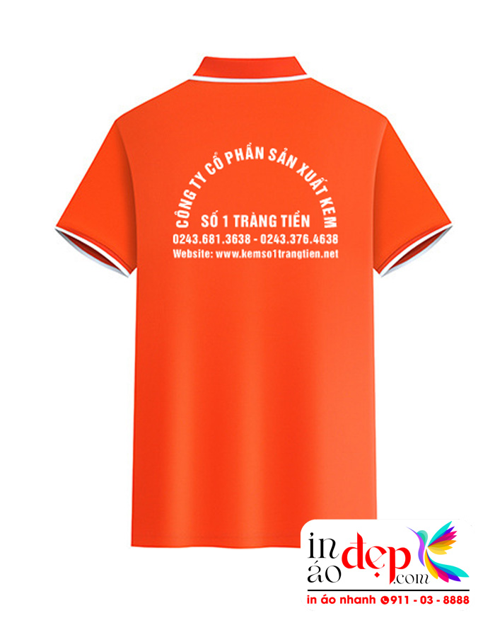 In áo phông Công ty Cổ phần sản xuất kem Số 1 Tràng Tiền