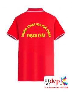 In áo phông Trường Trung học phổ thông Thạch Thất