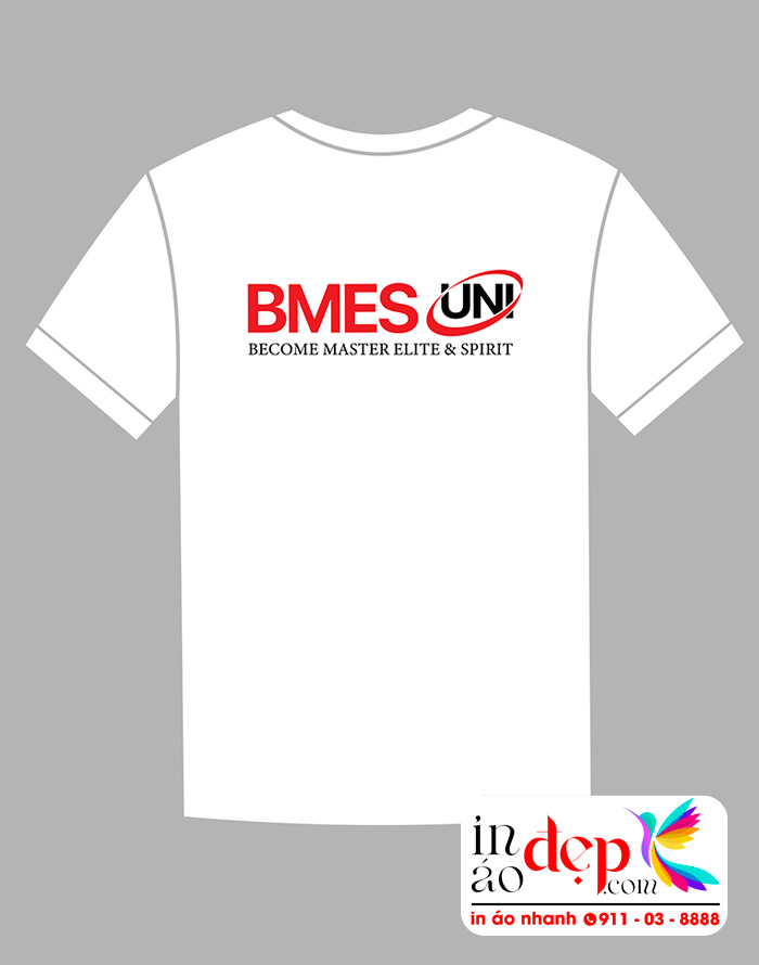 In áo phông đồng phục BMES UNI