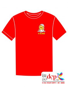 In áo phông đồng phục cổ tròn G-Class