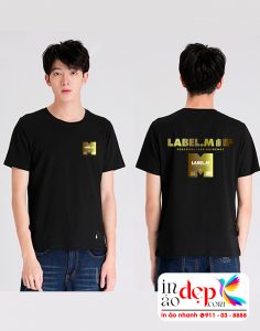 In áo phông đồng phục cổ tròn Label M Personalised Haircare
