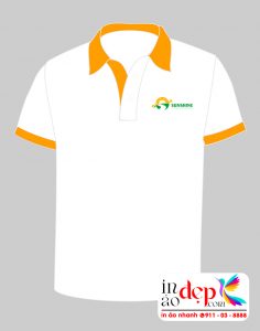 In áo phông đồng phục màu trắng SunShine