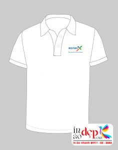In áo phông màu trắng Công ty Eonex