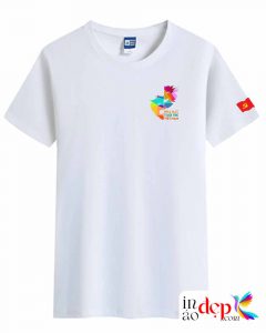 In Áo phông cổ tròn Nhà hát tuổi trẻ Việt Nam - Độc lập - Tự do - Hạnh Phúc