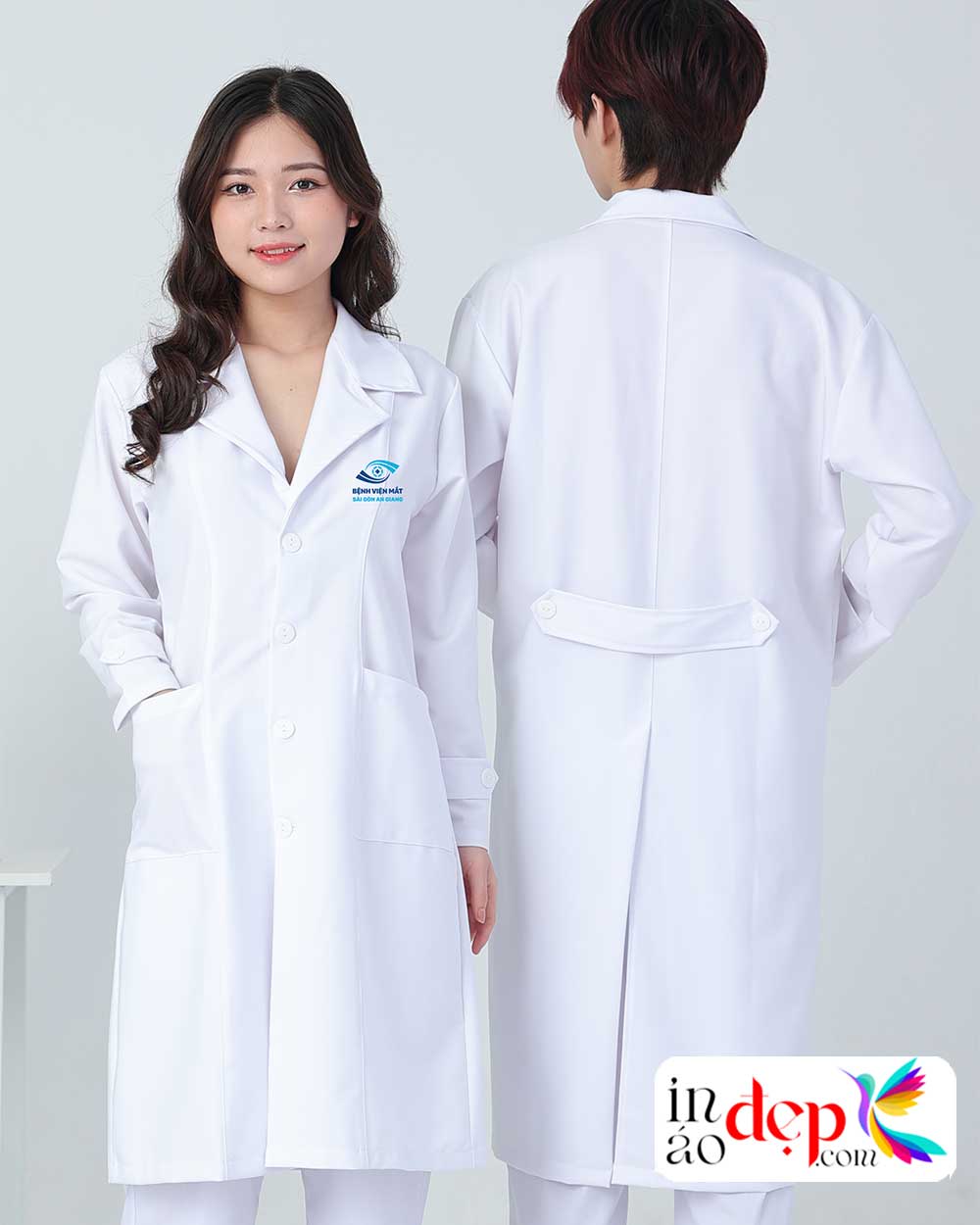 In áo Blouse Bệnh viện Mắt Sài Gòn An Giang