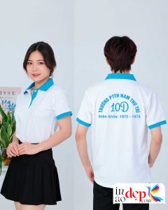 In áo Lớp 10D Trường PTTH Nam Thư Trì niên khóa 1972-1975