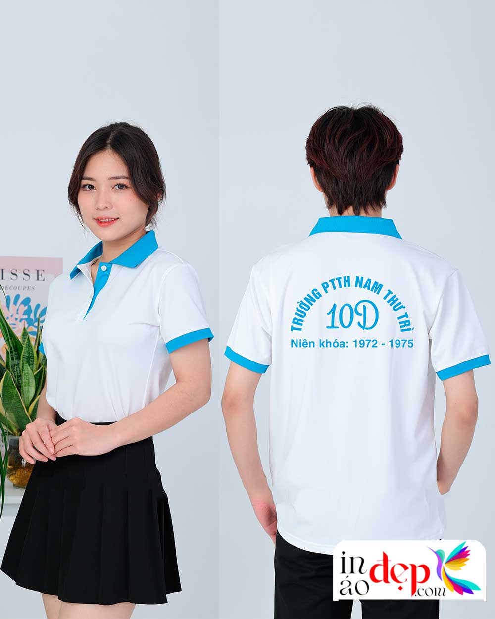 In áo Lớp 10D Trường PTTH Nam Thư Trì niên khóa 1972-1975