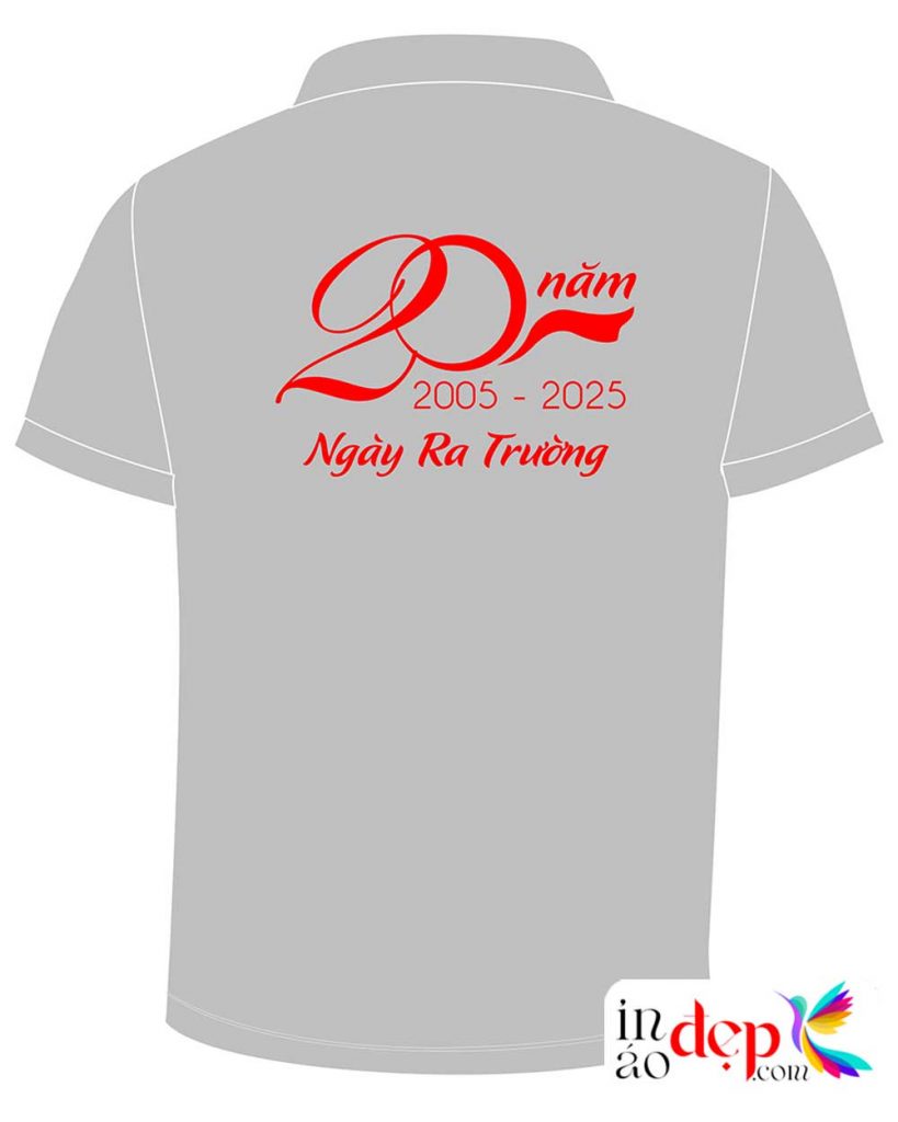In áo Lớp 12/10 Trường THPT Hương Thủy niên khóa 2002-2005 - 20 Năm Ngày ra trường