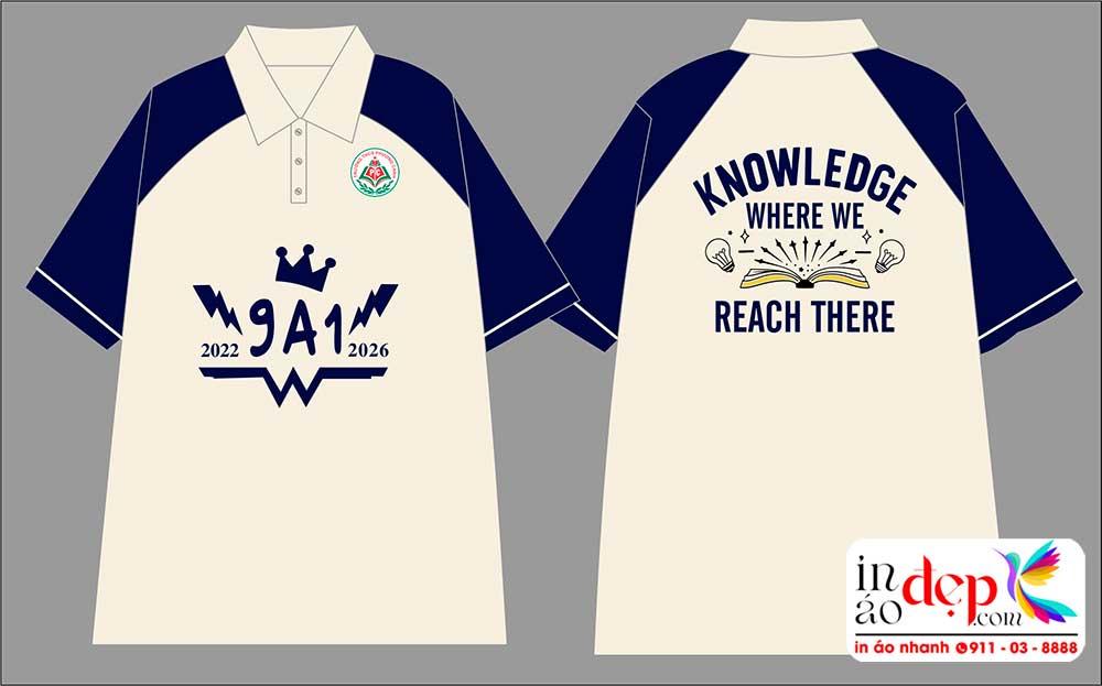 In áo Lớp 9A1 Trường THCS Phương Canh niên khóa 2022-2026