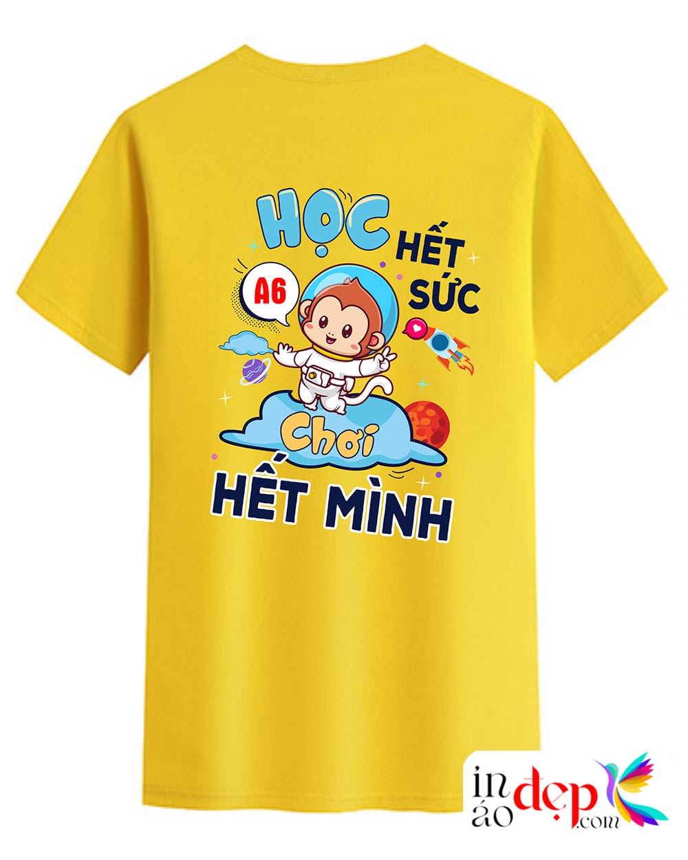 In áo Lớp A6 2023-2027 - Học hết sức Chơi hết mình