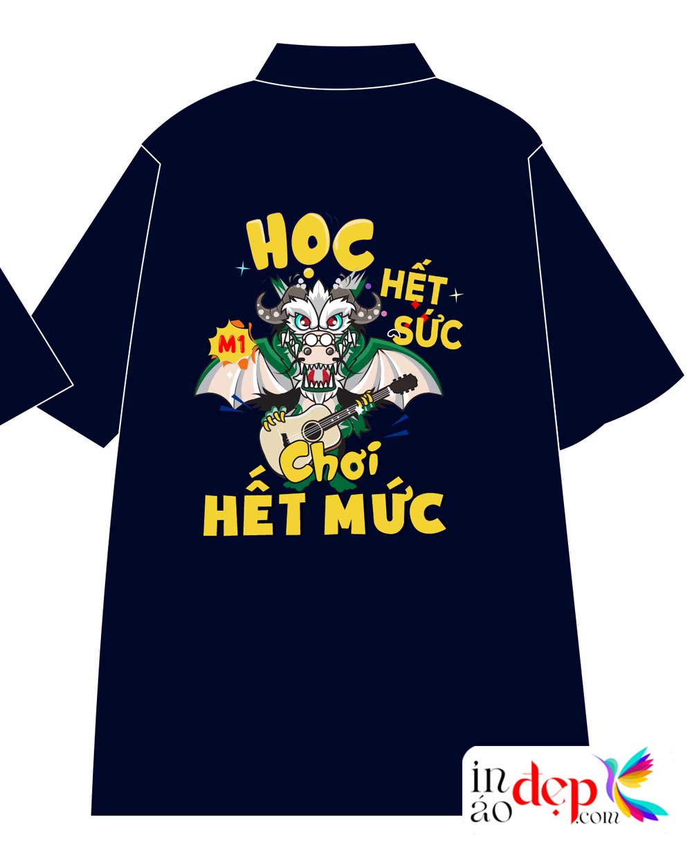 In áo Lớp M1 niên khóa 2023-2027 màu tím than