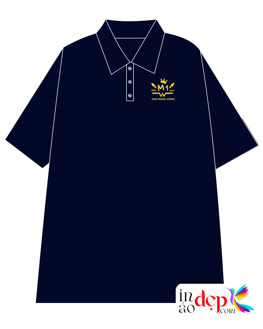 In áo Lớp M1 niên khóa 2023-2027 màu tím than