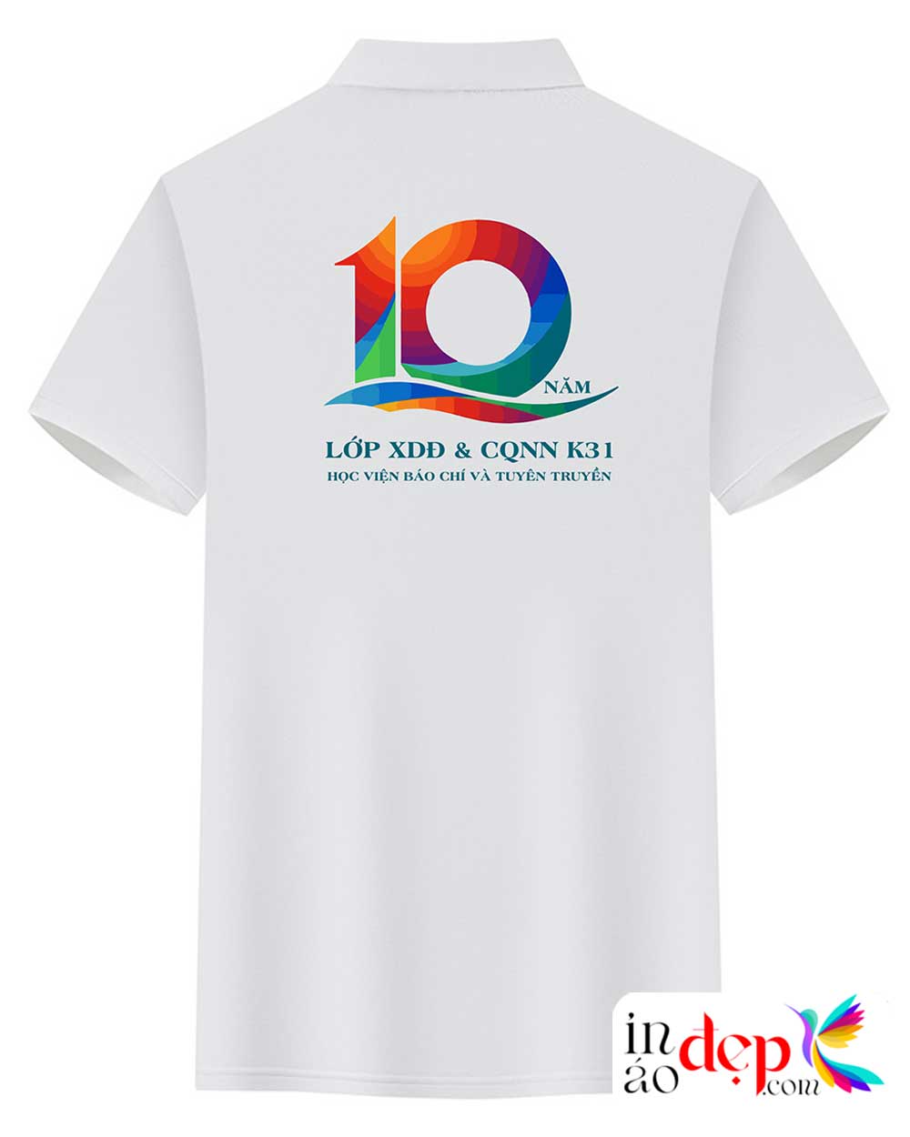 In áo Lớp XDĐ & CQNN K31 Học viện Báo chí và Tuyên truyền 10 năm