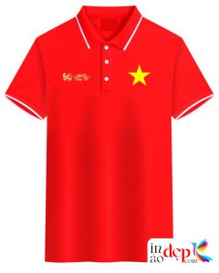 In áo cờ đỏ sao vàng BIDV - Vì Việt Nam rạng rỡ