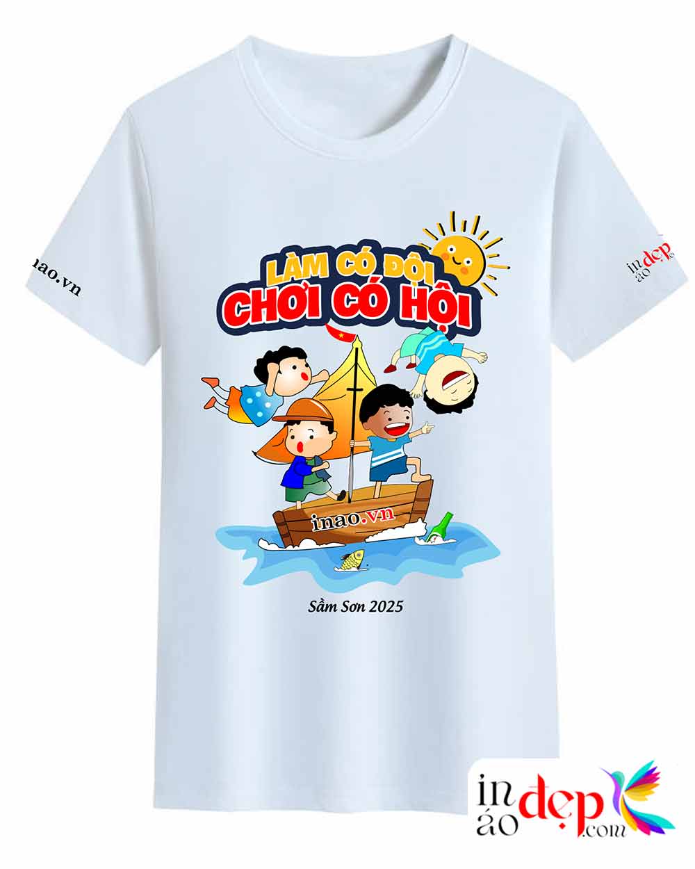 In áo đi biển Sầm Sơn 2025 - Theu.vn