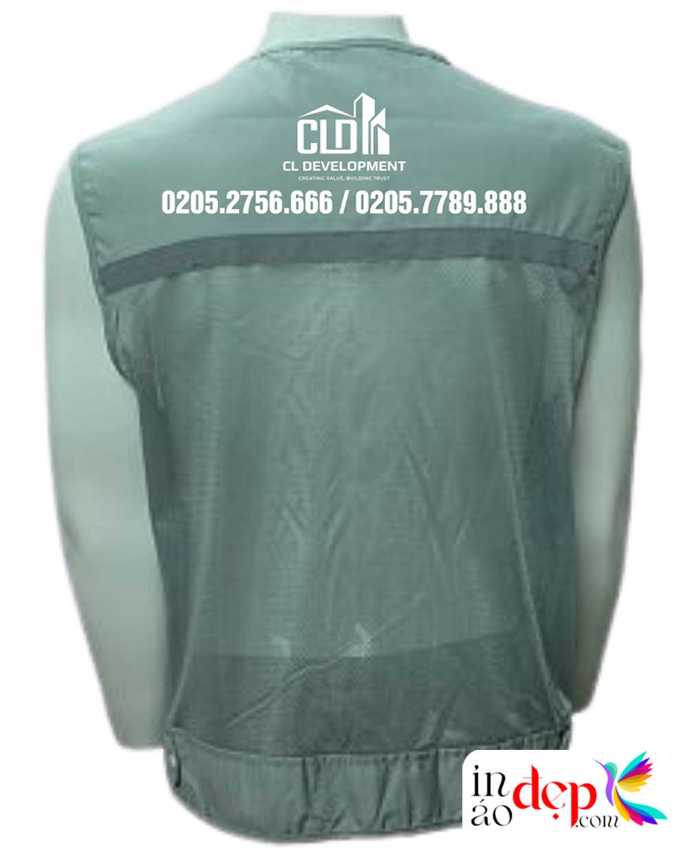 In áo gile Công ty CL Development